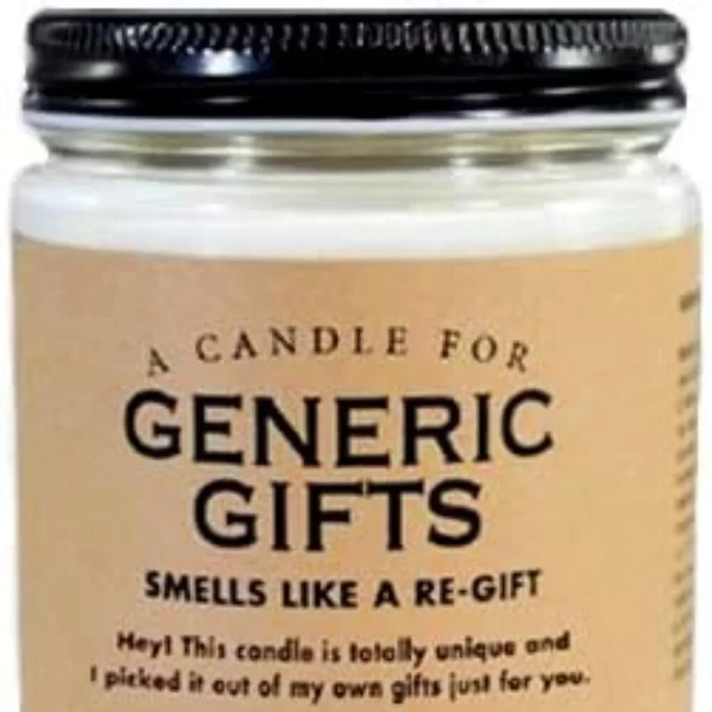 Candle for Generic Gifts Smells like a Re-Gift - Picture 2 of 2